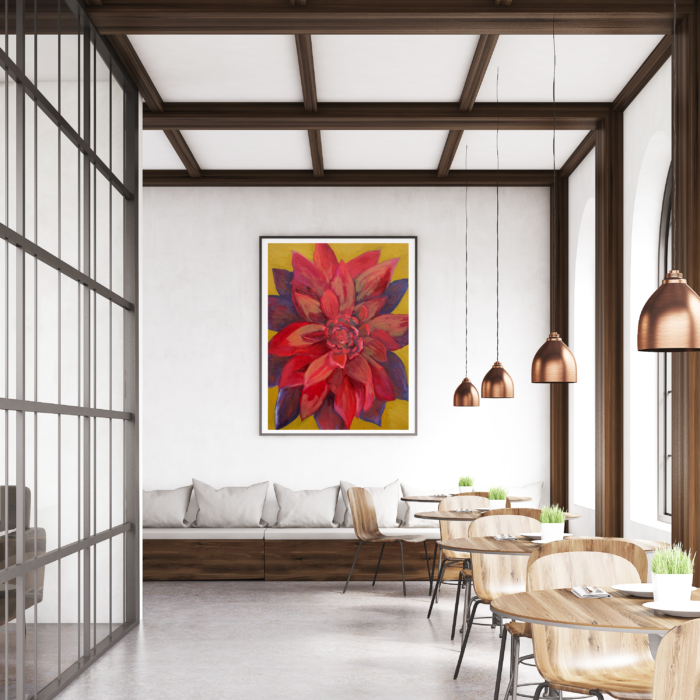 Red Flower by Rachel Kleban